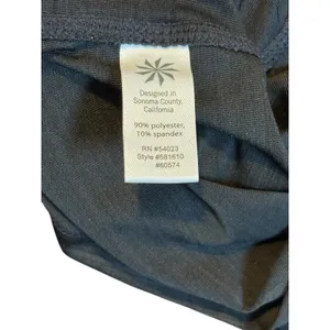 Athleta‎ Pacifica 1/4 Zip Long Sleeve Top Womens Medium Black Activewear Ruched thumbnail 8