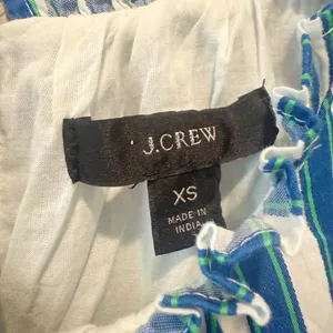 J. CREW Tiered Cotton Dobby Dress in Cape Stripe size‎ XS thumbnail 5
