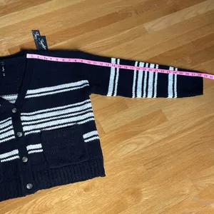Supplies by UNIONBAY Striped Button Front Cardigan Sweater M NWT thumbnail 8