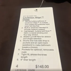 Lululemon Align Dress Size 4 thumbnail 3