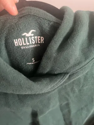 Hollister green hoddie thumbnail 3