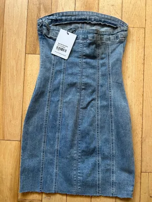 Princess Polly Mini Dress Denim thumbnail 3