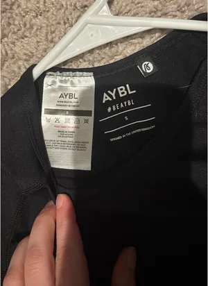 AYBL Cropped Workout Top thumbnail 3