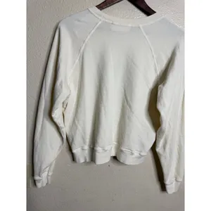 Self Contrast The Boss Graphic Crewneck Sweatshirt Ivory Womans S thumbnail 8