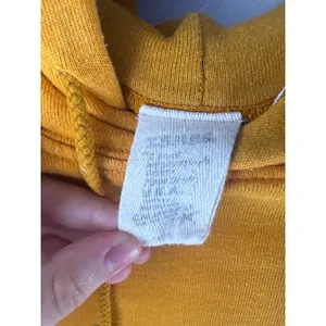 Women’s I.S.M.B.S Medium Yellow Smiley Crop Hoodie thumbnail 4