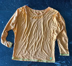 Trina Turk Women’s Lightweight Orange Long Sleeve Top thumbnail 1
