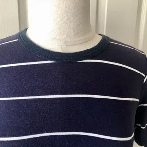 Brandy Melville blue and white striped top thumbnail 5