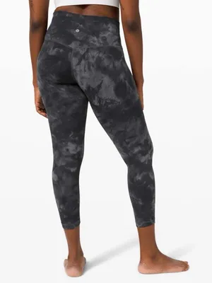 lululemon Align Pant 25" Diamond Dye Pitch Grey Graphite Grey Size 8 thumbnail 2