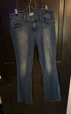 Hudson Jeans Women's Medium Blue Flare Denim thumbnail 1