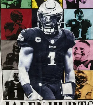 The Vintage Shop Philadelphia Eagles Jalen Hurts Tshirt thumbnail 1
