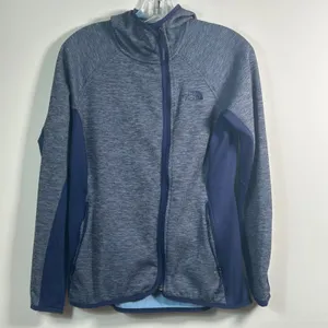 The North Face Women's Asymmetrical Full Zip Fleece Jacket‎ Blue Heather Size M thumbnail 10