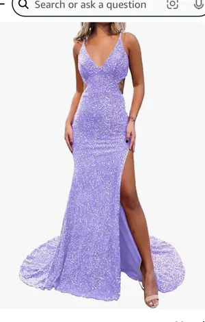 prom dress Purple Size 2 thumbnail 1