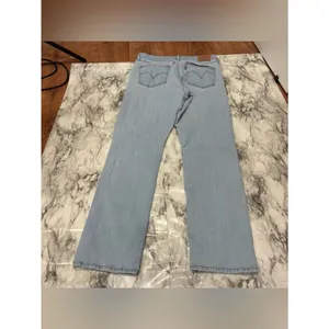 Levi’s classic straight light wash denim Jeans Blue size 10 casual western thumbnail 7
