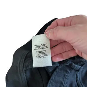 Aritzia Wilfred Free Black Straight Leg Button Fly Canvas Pants Jeans Sz 0 thumbnail 4
