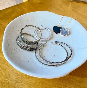 Boutique Hoop earrings set of 4🍂🖤 thumbnail 5