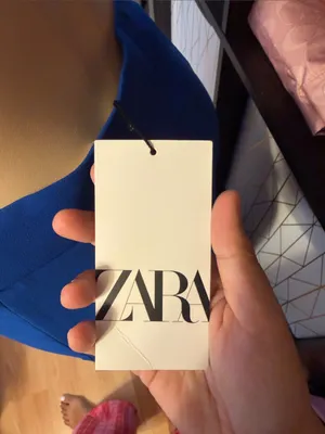 ZARA Women’s Wide Leg Pants - Royal Blue NWT thumbnail 4