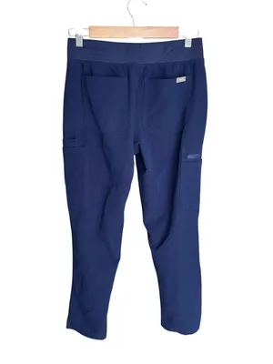 FIGS - Yola Skinny Scrub Pants Navy High Waisted Stretch Jogger Style Size SP thumbnail 5