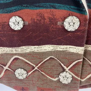 Vintage 80’s Banjo Western Southwestern Boho Cropped Blazer Women’s Size Medium thumbnail 6