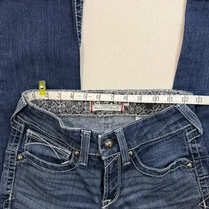 Ariat Indigo Straight Leg Jeans with Embroidered Back Pockets thumbnail 5