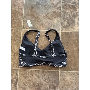 Offline By Aerie Goals Plunge Sports Bra Gray Size Large thumbnail 7