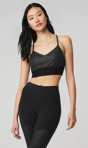 Alo Yoga Lavish Bra Black Xs (2-4) thumbnail 1