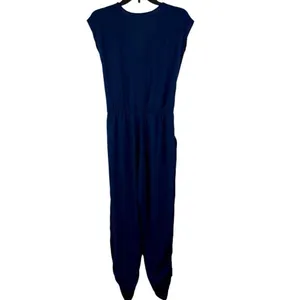 OODT Women’s Blue Wrap Jumpsuit Small thumbnail 2