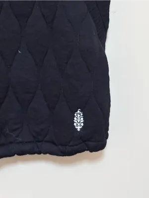 FP Movement by Free People Black Quilted Oversized Sleeveless Hooded Vest thumbnail 9