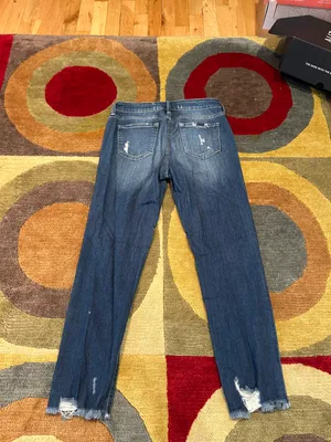 JBD Just Black Denim Jeans Distressed Frayed Cropped Size 27 Waist thumbnail 5