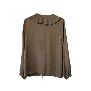 L’ACADEMIC Los‎ Angeles Brown Purplish Look Size Small Blouse Lightweight Career thumbnail 2