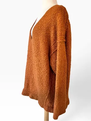 Free People Lofty V-neck Sweater thumbnail 3