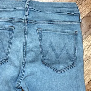 Mother Denim The Looker Crop - Swimming Pool Sunday size 27 thumbnail 9