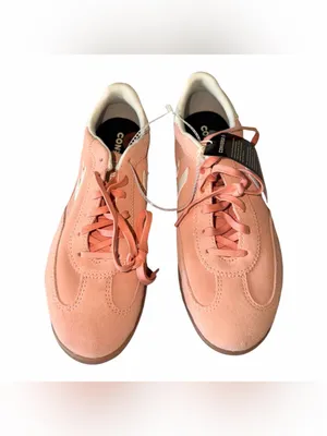 NEW Converse Pink Run Star Low Trainers Suede Lace Up M-8 W-9.5 thumbnail 8