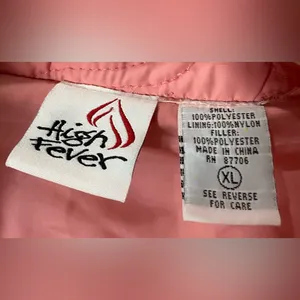 High Fever brand quilted jacket Pink Size XL thumbnail 3