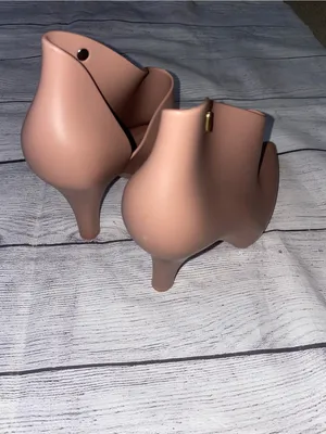 Melissa Drama Pointed Toe Stiletto Booties - Blush thumbnail 6