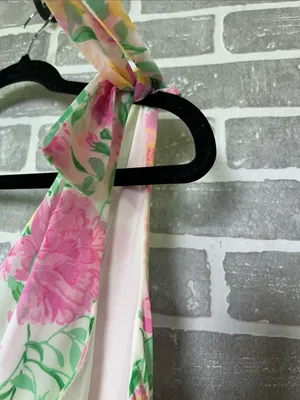 WAYF Floral Tiered Midi Dress XL Garden Party Wedding Guest Ruffle Dress thumbnail 7