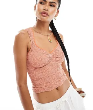 Free People Love Letter Sweetheart Cami Tank Size M/L thumbnail 1