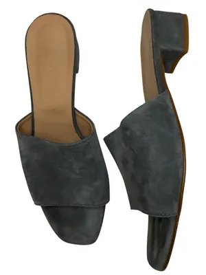 Garnet Hill Lillian Heeled Slides size 38 or US 8 thumbnail 2