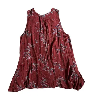 Free People Tree Swing Tunic Sleeveless Dress Size Medium thumbnail 5