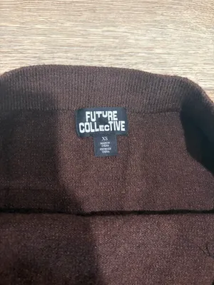 Future Collective Brown Midi Skirt Size XS thumbnail 3