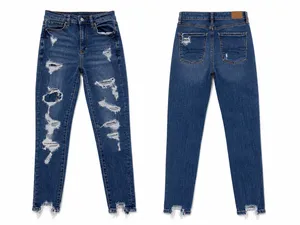 American Eagle Super High-Rise Distressed Jeggings thumbnail 2