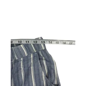 Hollister Women's Blue & White Stripe Pants thumbnail 4
