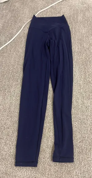 Aerie Navy Blue Leggings OFFLINE XS Real Me Crossover High-Rise Tight thumbnail 1