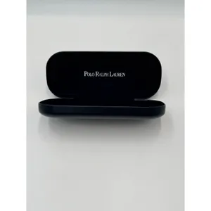 Polo Ralph Lauren Eyeglass Case Black Hard Shell Velvet Lined thumbnail 3
