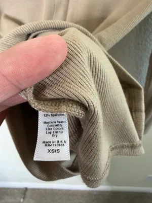 Joah Brown Invisible Zip Long Sleeve Taupe Tan Womens Size XS / S thumbnail 8