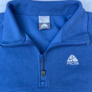 Nike Vintage ACG Fit Therma Blue Fleece Sweatshirt Sweater thumbnail 3