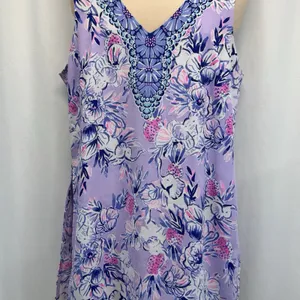 Lilly Pulitzer Trunks in the Air Ronnie Dress 14 Coastal Preppy Resort Purple thumbnail 5