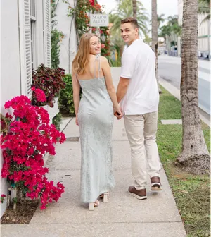 Altar’d State Green Floral Dress thumbnail 2