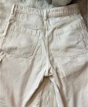 H&M Jeans Cargo White thumbnail 4