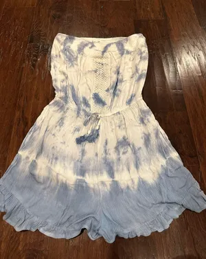 Blue And White Romper thumbnail 2