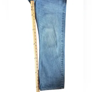 & OTHER STORIES Blue Stonewashed Denim Straight Leg Button-Fly Jeans - Sz 31/30 thumbnail 14